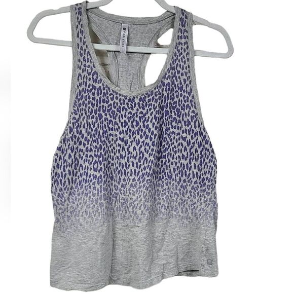 Fabletics Aventura Gray Ombre Tank Top Activewear Sports Racerback Tee Medium - Picture 9 of 10